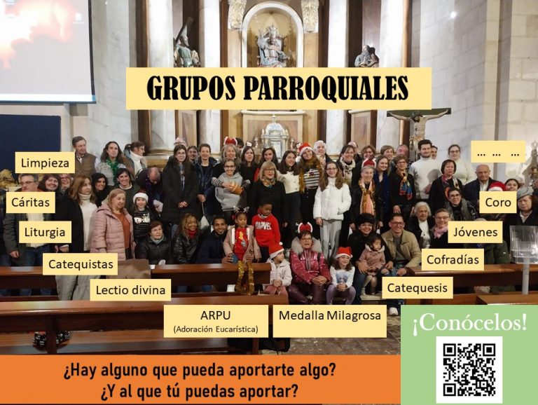 Cartel ''GRUPOS PARROQUIALES'' 24-25